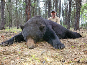 7'4" trophy black bear in northern Alberta