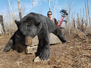 7.5 foot pope and young black bear